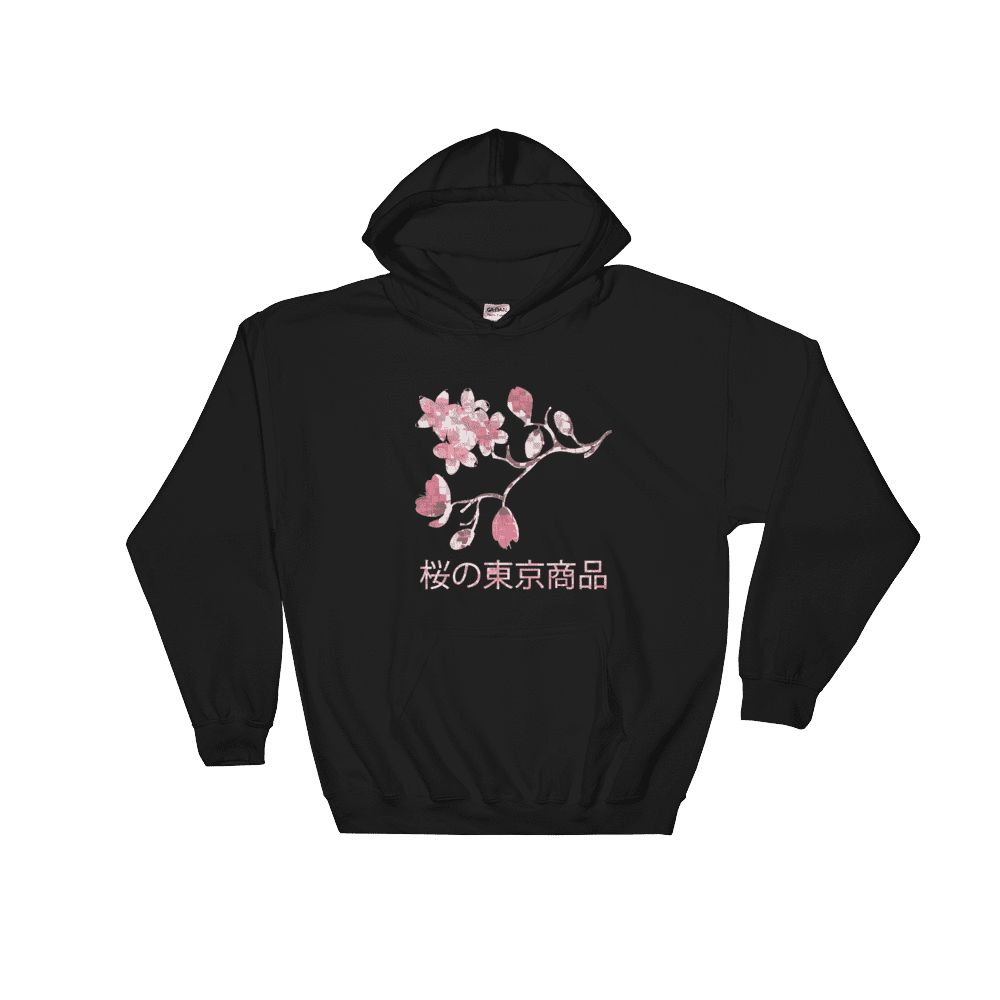 Black cherry top blossom hoodie